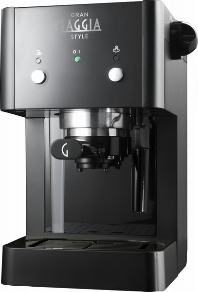Gaggia RI8423/11 freestanding Manual Espresso machine 1L Black coffee maker