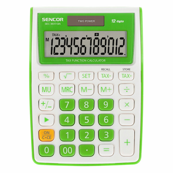 Sencor SEC 363T/GN калькулятор