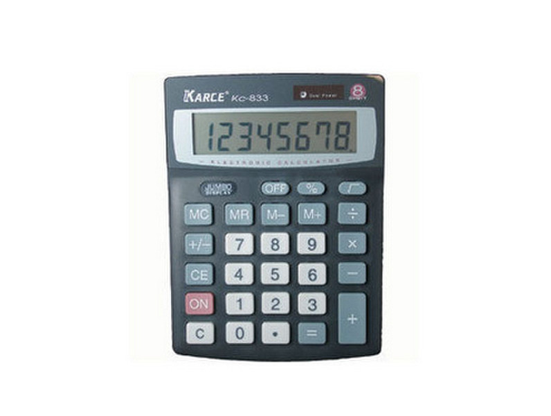 Karce KC-833 Desktop Basic calculator Grey calculator