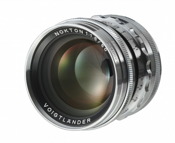 Voigtländer Nokton 50 mm F 1.5 VM Standard lens Silber