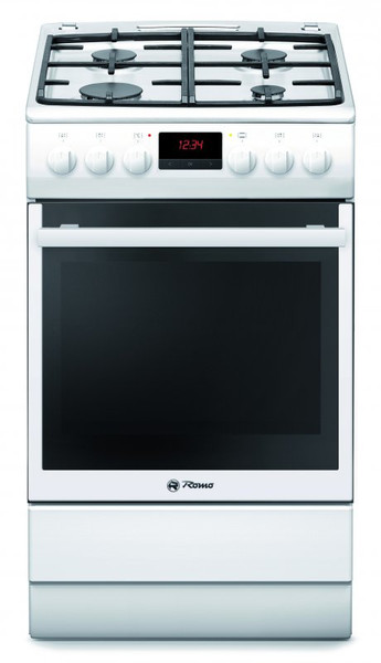 Romo GCR5011M Freistehend Gas hob A Weiß Küchenherd