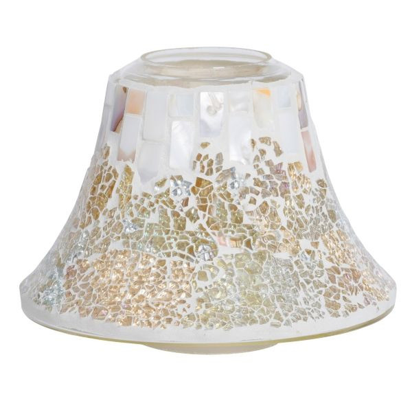 Yankee Candle Gold & Pearl Crackle Large Shade