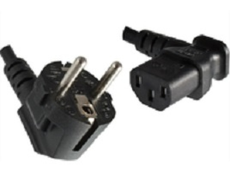 Microconnect CEE7/7 - C13, 1.8 m 1.8m CEE7/7 Schuko C13 coupler Black power cable