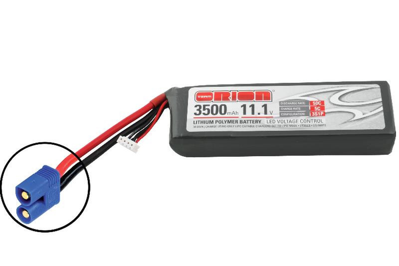 Team Orion ORI60178 Lithium Polymer 3500mAh 11.1V rechargeable battery