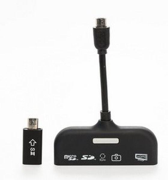 Bluestork BS-MUSB-R/HDMI Micro-USB Black card reader