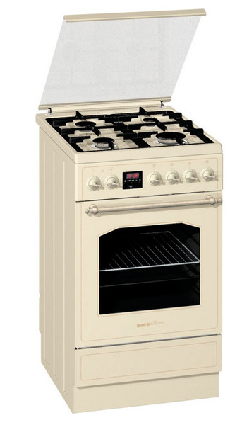 Gorenje K57375RW Отдельностоящий Gas hob A Слоновая кость