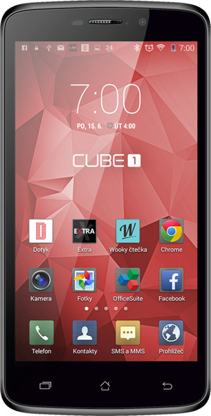 CUBE1 S700 16GB Black smartphone