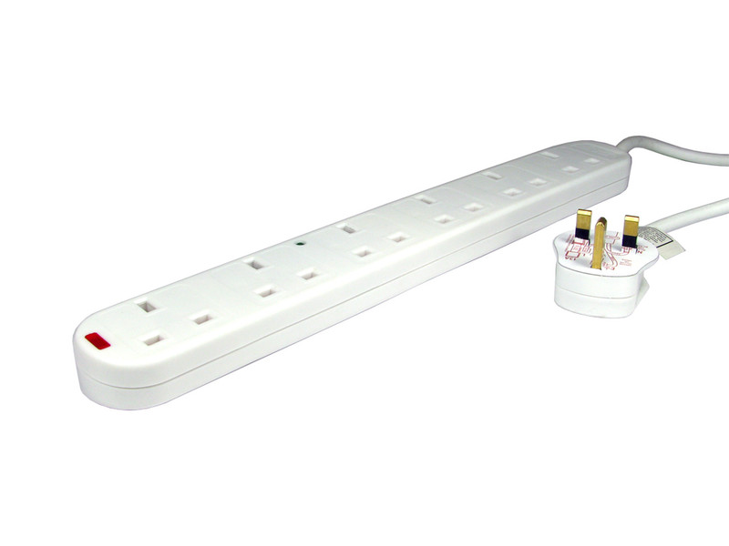 Cables Direct RB-05M06SP 6AC outlet(s) 5m White surge protector
