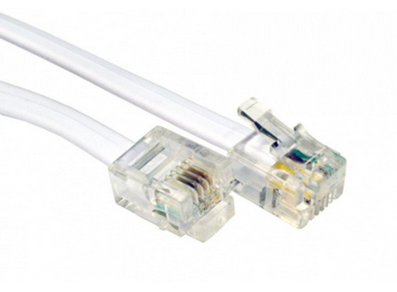 Cables Direct RJ11 - RJ11, 1m
