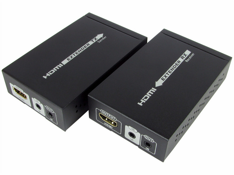Cables Direct HD-EX354K AV transmitter & receiver Black AV extender