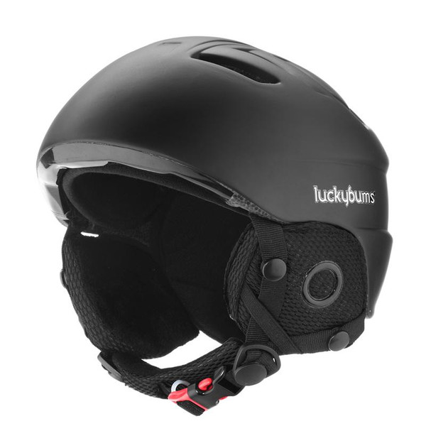 Lucky Bums 707571572720 Men Polycarbonate Black safety helmet