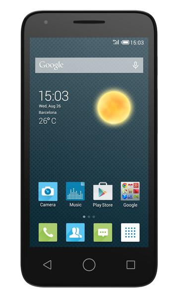 Telfort Alcatel One Touch PIXI 3 3G 4GB Schwarz