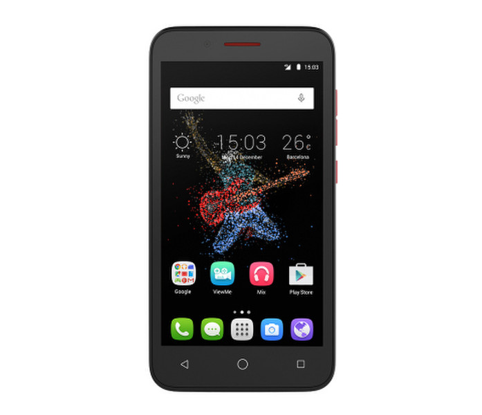 Alcatel One Touch Go Play Single SIM 4G 8GB Schwarz, Rot Smartphone