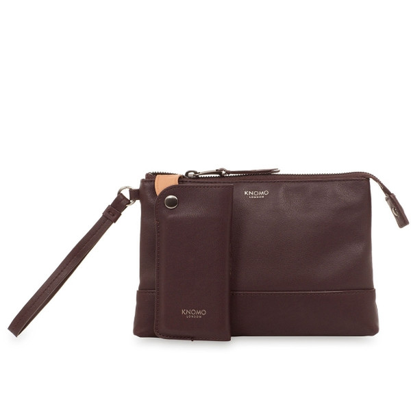 Knomo 20-050-ESP Clutch bag Leather Espresso