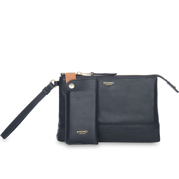 Knomo 20-050-NAV Clutch bag Leather Navy