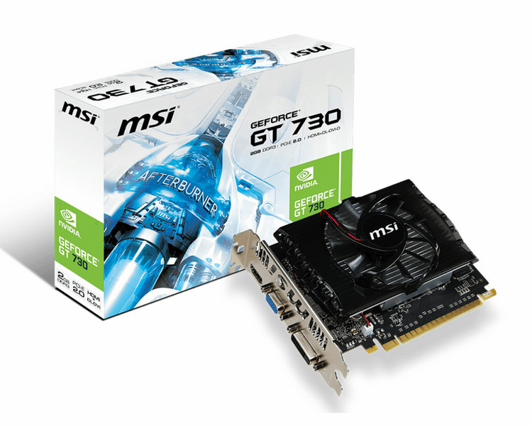 MSI N730-2GD3V2 GeForce GT 730 2ГБ GDDR3