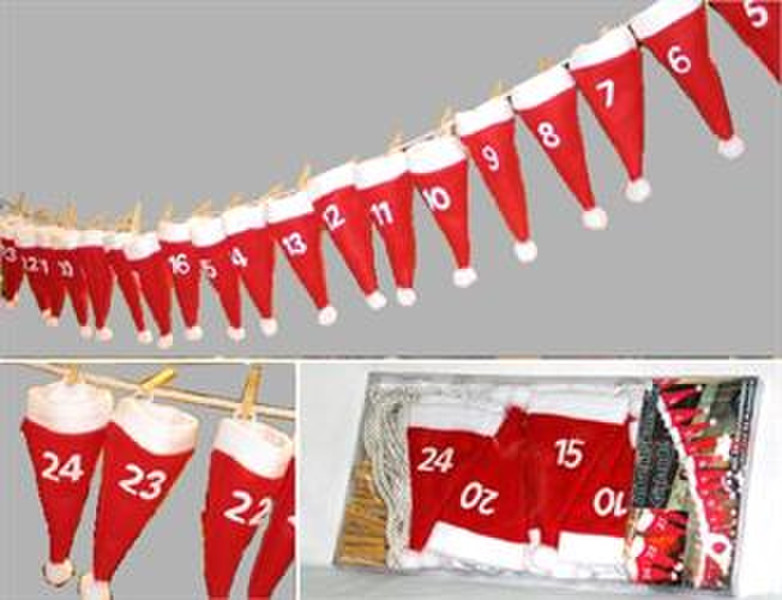 dameco 50830 Specific christmas ornament Red,White 24pc(s)