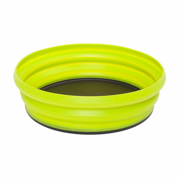 Sea To Summit AXBOWLLM Round 0.65L Silicone Lime dining bowl