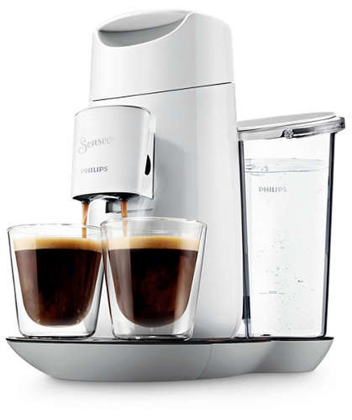 Philips Senseo Twist Отдельностоящий Капсульная кофеварка 1.6л 11чашек Серый, Белый