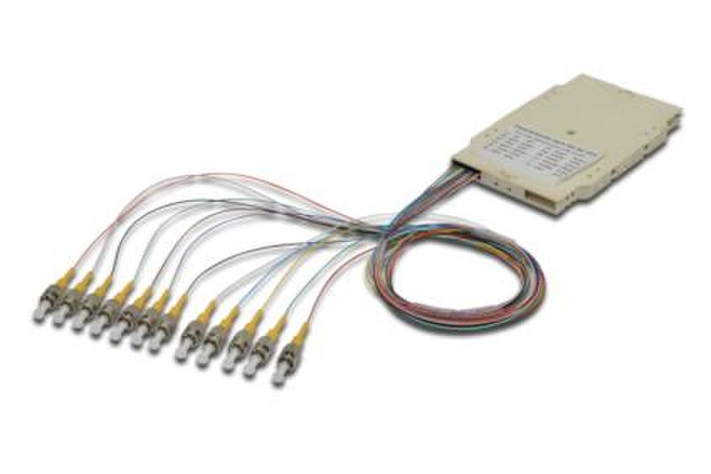 ASSMANN Electronic 12 ST, 9/125µ ST 1pc(s) Beige fiber optic adapter