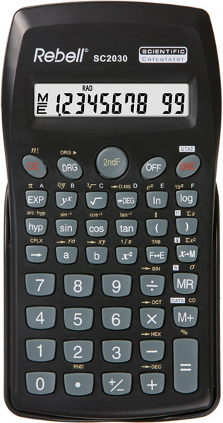 Rebell SC2030 Pocket Scientific calculator Black