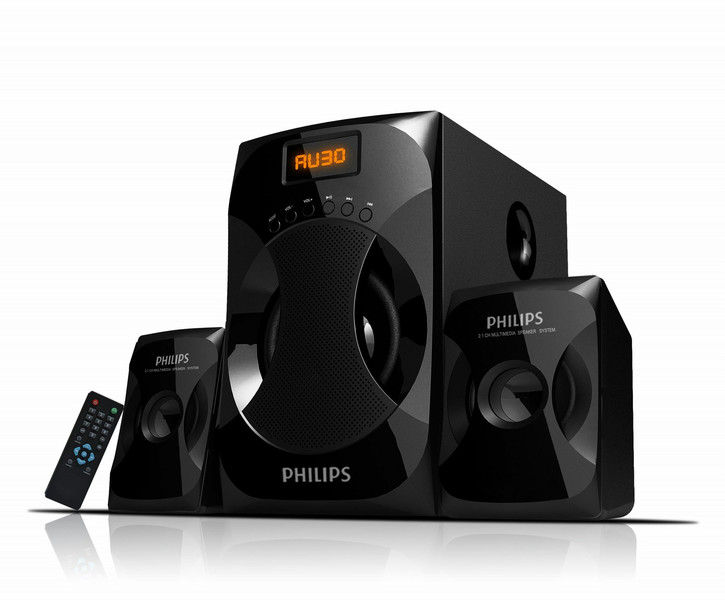 Philips MMS4040F/94 2.1канала 40Вт Черный набор аудио колонок