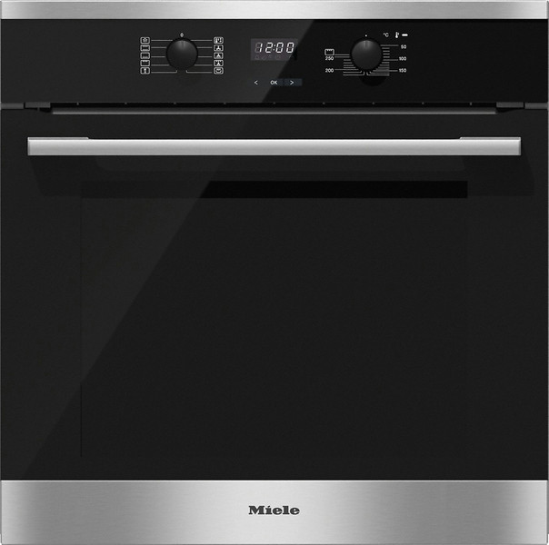 Miele H 2561 B Электрический 76л 3500Вт A+ Черный, Нержавеющая сталь