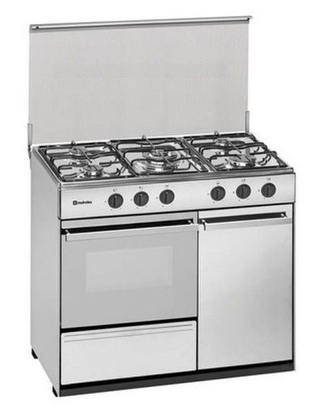 Meireles N 921 W Freistehend Gas hob A Weiß Küchenherd