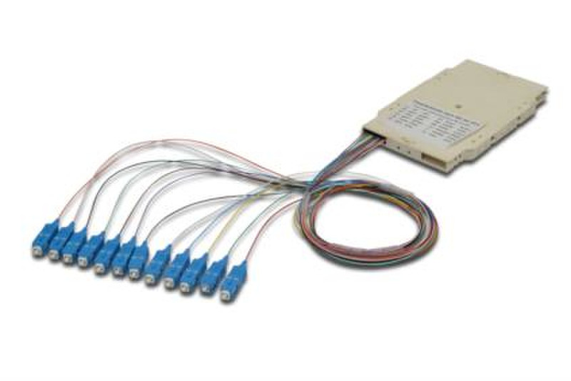 ASSMANN Electronic 12 SC, 62,5/125µ OM1 SC 1pc(s) Beige fiber optic adapter