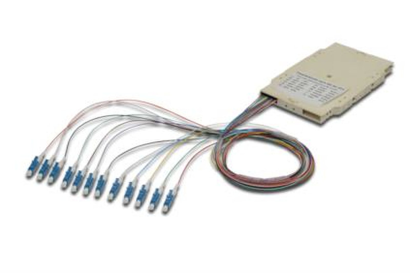 ASSMANN Electronic 12 LC, 62,5/125µ OM1 LC 1pc(s) Beige fiber optic adapter