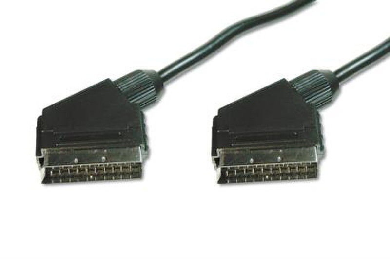 ASSMANN Electronic Scart 21-pin, 1.5m 1.5м SCART (21-pin) SCART (21-pin) Черный SCART кабель