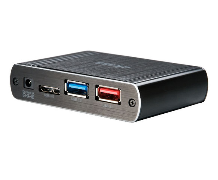 Akasa Pontos X1 USB 3.0 Черный устройство для чтения карт флэш-памяти