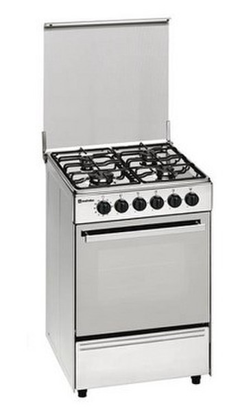 Meireles N 530 X Freistehend Gas hob A Edelstahl Küchenherd