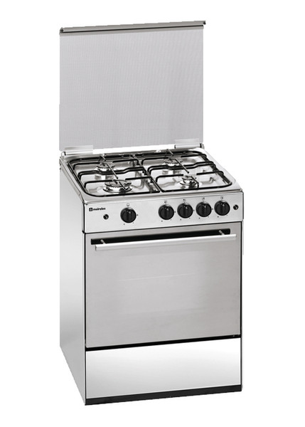 Meireles M 600 X Freistehend Gas hob A Edelstahl Küchenherd