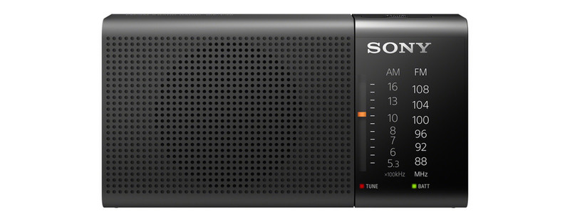 Sony ICF-P36 Портативный Аналоговый Черный радиоприемник