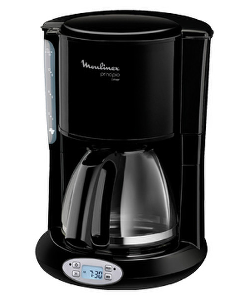 Moulinex FG262810 Drip coffee maker 1.25L 15cups Black coffee maker