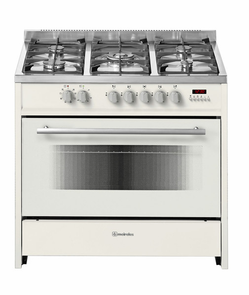 Meireles E 911 CR Freestanding Gas hob A White cooker