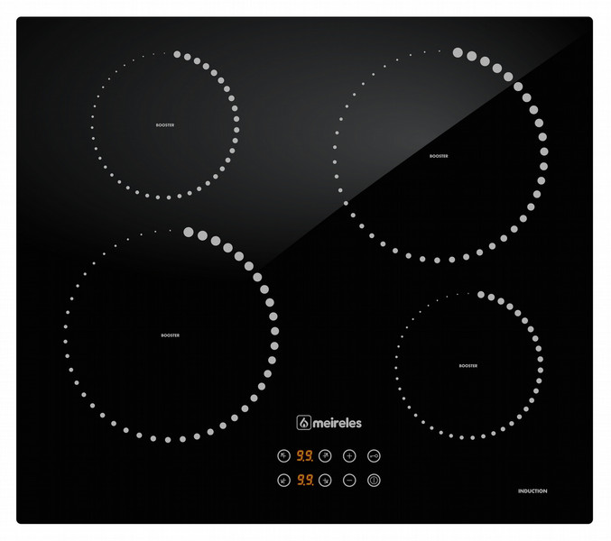 Meireles MI 1600 Built-in Induction Black hob