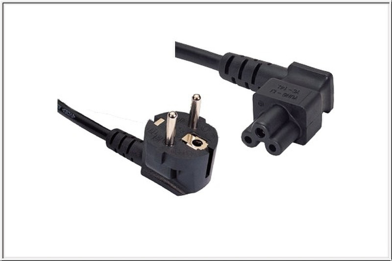 Alcasa 1553-5W 5м Power plug type E+F Разъем C5 Черный кабель питания