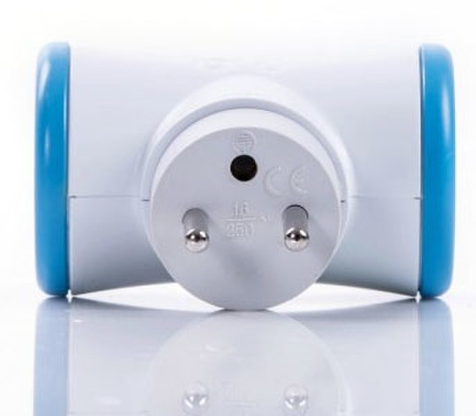 WATT&CO Biplite Type E (FR) Type E (FR) Blue,White power plug adapter