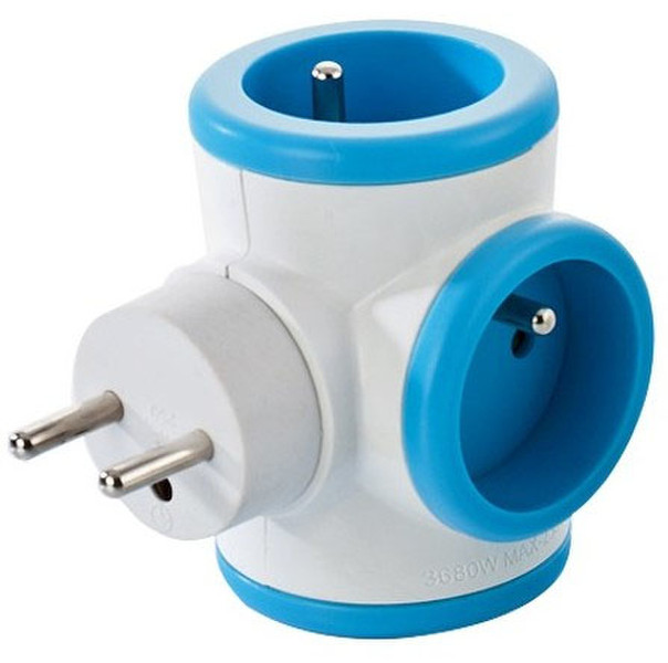 WATT&CO Triplite Type E (FR) Type E (FR) Blue,White power plug adapter