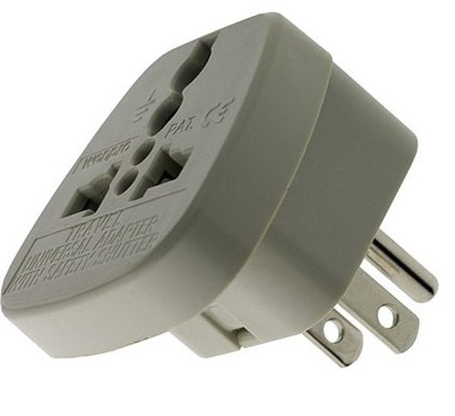 WATT&CO WAS-5 Typ B Universal Grau Netzstecker-Adapter