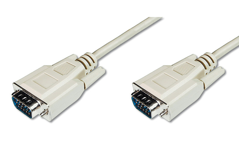 ASSMANN Electronic 84534 1.8m VGA (D-Sub) VGA (D-Sub) Beige VGA cable