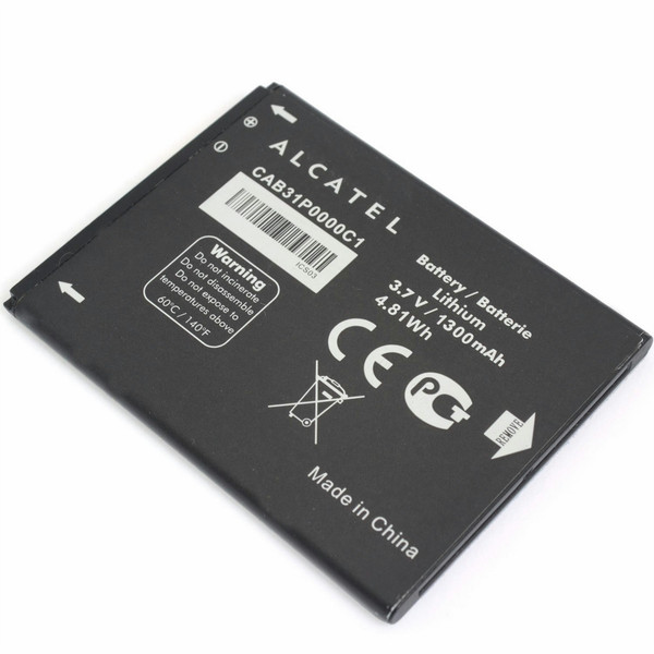 Alcatel GCAB31P0000C1 Lithium-Ion 1300mAh 3.8V rechargeable battery