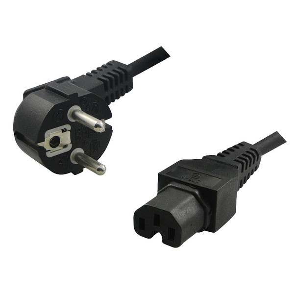 LogiLink CP105 2м Разъем C13 Разъем C15 Черный кабель питания
