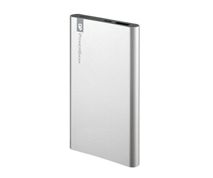 GP Batteries Portable PowerBank FP05M Lithium Polymer (LiPo) 5000mAh Silber Akkuladegerät