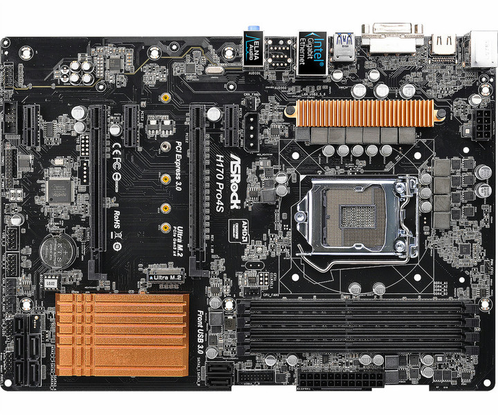 Asrock H170 Pro4S Intel H170 LGA1151 ATX motherboard