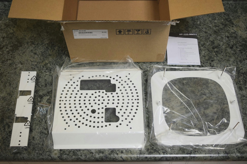 Aruba, a Hewlett Packard Enterprise company 320 Series Access Points ceiling tile mount kit