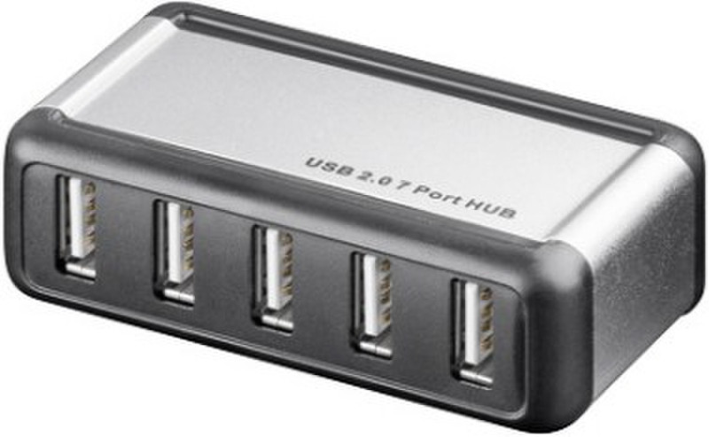 Wentronic USB 2.0 Hub 480Mbit/s Grey interface hub