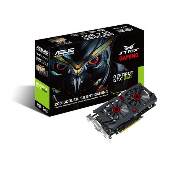 ASUS STRIX-GTX950-DC2-2GD5-GAMIN GeForce GTX 950 2GB GDDR5 graphics card